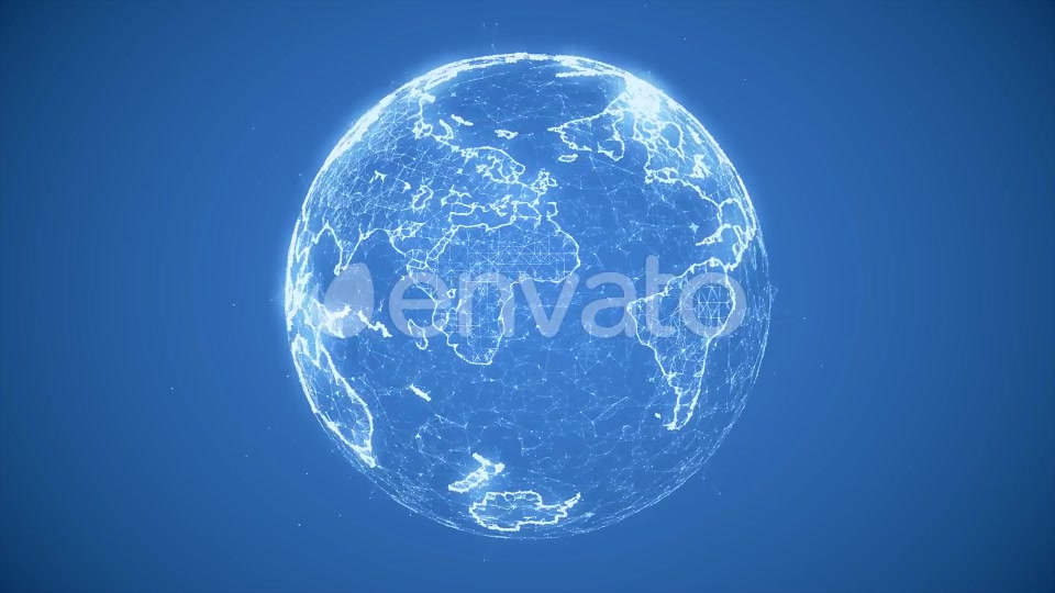 Digital World Globe Loop Videohive 22465521 Motion Graphics Image 6