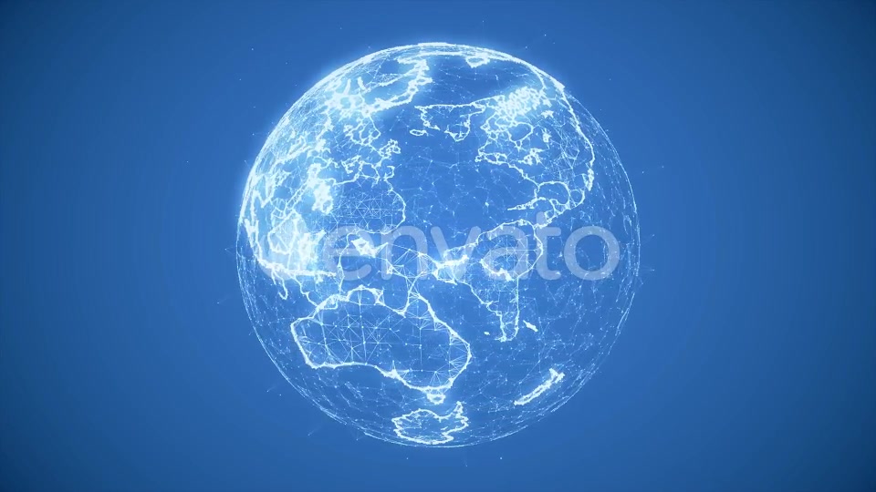 Digital World Globe Loop Videohive 22465521 Motion Graphics Image 7