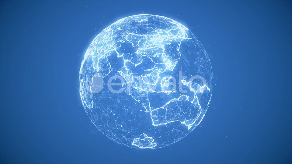 Digital World Globe Loop Videohive 22465521 Motion Graphics Image 8