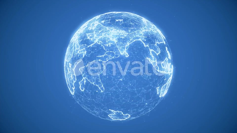 Digital World Globe Loop Videohive 22465521 Motion Graphics Image 9