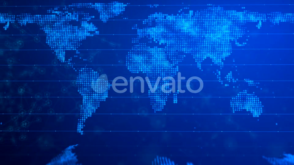 Digital World Map Background Videohive 21593891 Motion Graphics Image 5