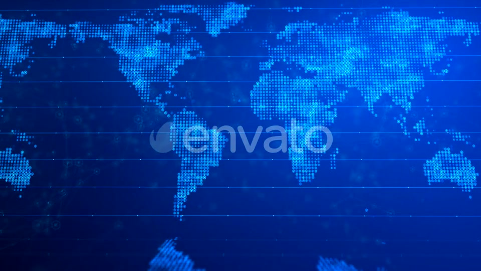 Digital World Map Background Videohive 21593891 Motion Graphics Image 6