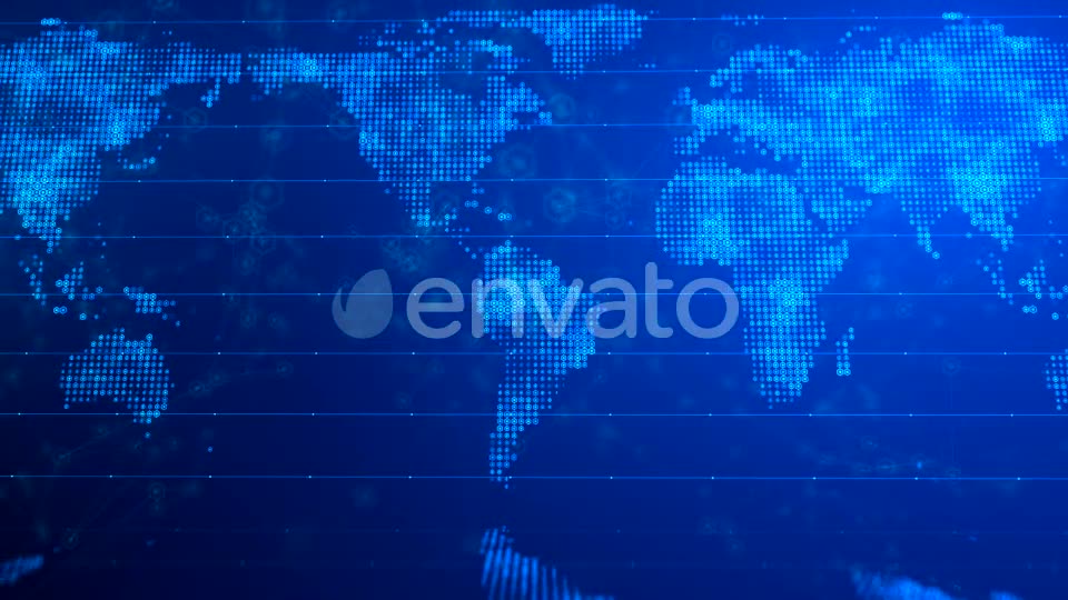 Digital World Map Background Videohive 21593891 Motion Graphics Image 7