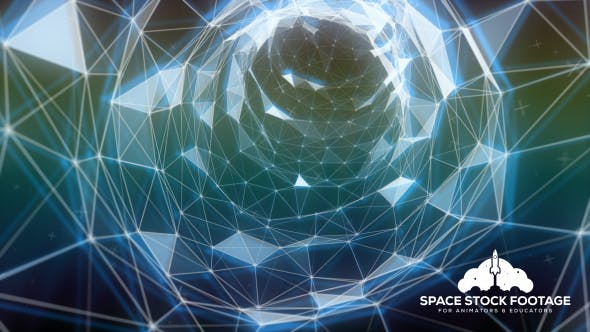 Digital Wormhole Blue - Videohive 15805955 Download