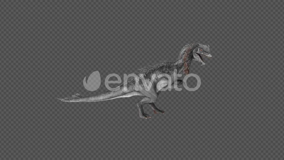 Dilophosaurus Dinosaur Spit Pack 4IN1 Videohive 22065891 Motion Graphics Image 1