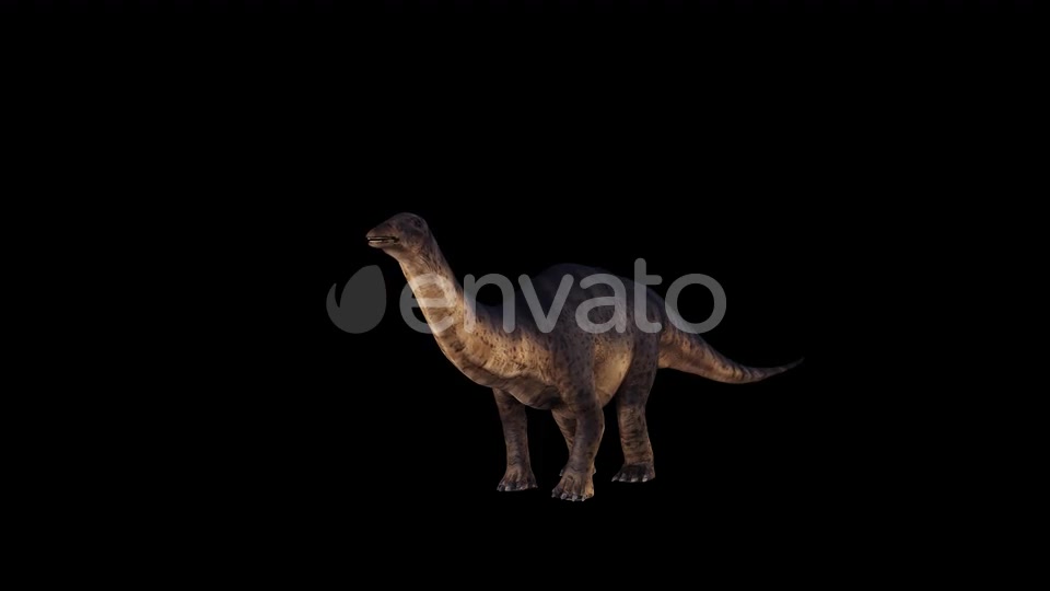 Dinosaur Brontosaurus Idle Videohive 23036519 Motion Graphics Image 2