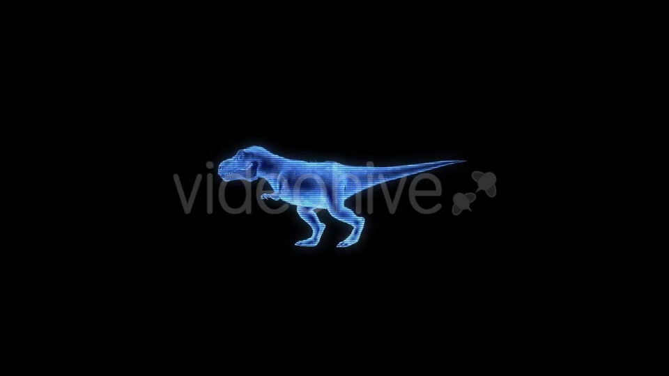 Dinosaur Hologram Walking Videohive 19902866 Motion Graphics Image 2