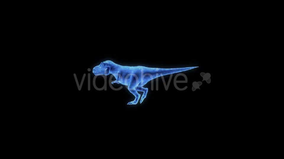 Dinosaur Hologram Walking Videohive 19902866 Motion Graphics Image 3