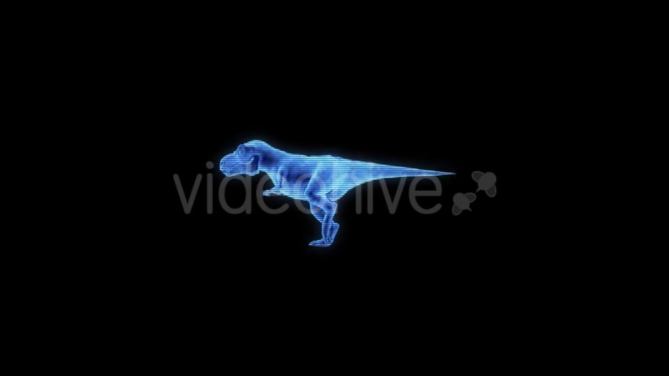 Dinosaur Hologram Walking Videohive 19902866 Motion Graphics Image 4