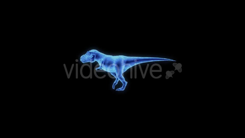 Dinosaur Hologram Walking Videohive 19902866 Motion Graphics Image 5