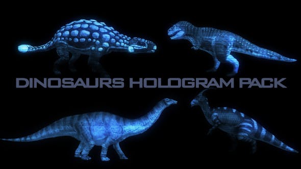 Dinosaurs Hologram Pack - Download 21205658 Videohive