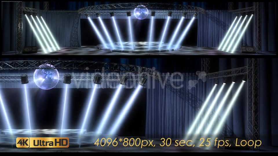 Disco Party Stage With Spotlights Videohive 20924365 Motion Graphics Image 10