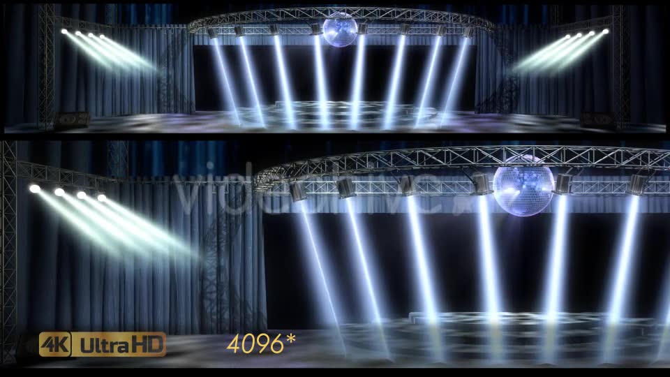 Disco Party Stage With Spotlights Videohive 20924365 Motion Graphics Image 2