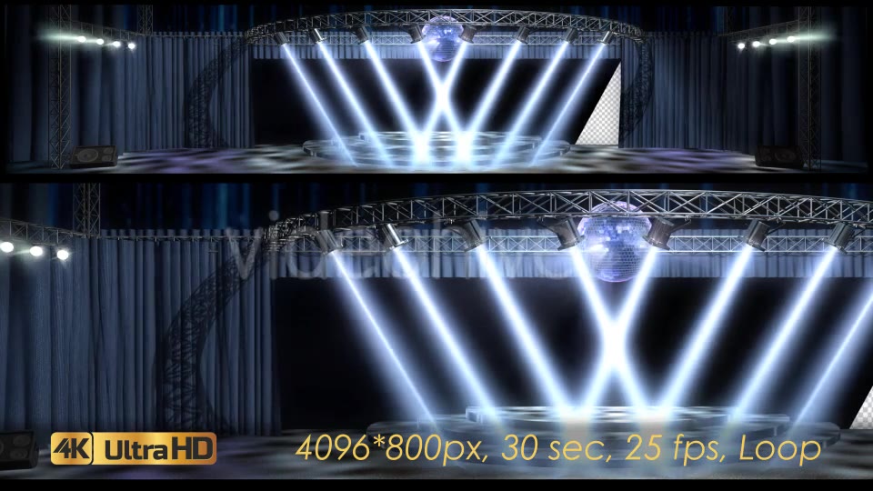 Disco Party Stage With Spotlights Videohive 20924365 Motion Graphics Image 3