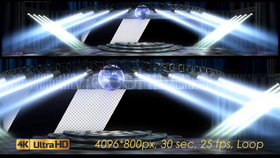 Disco Party Stage With Spotlights Videohive 20924365 Motion Graphics Image 7