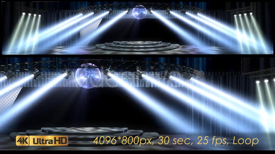 Disco Party Stage With Spotlights Videohive 20924365 Motion Graphics Image 8