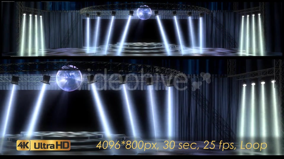 Disco Party Stage With Spotlights Videohive 20924365 Motion Graphics Image 9