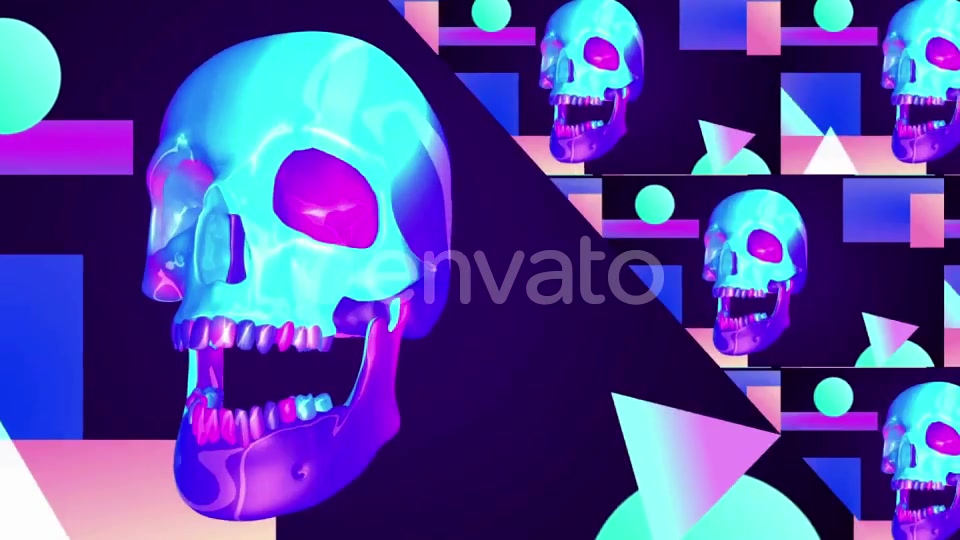 Disco Skull Videohive 23083086 Motion Graphics Image 10