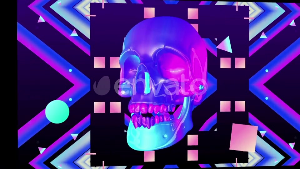 Disco Skull Videohive 23083086 Motion Graphics Image 5
