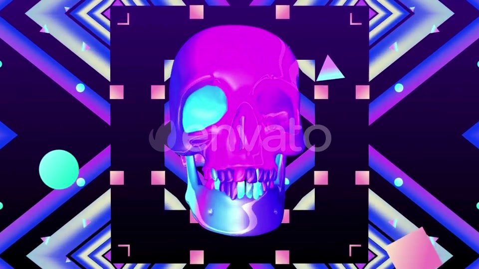 Disco Skull Videohive 23083086 Motion Graphics Image 7