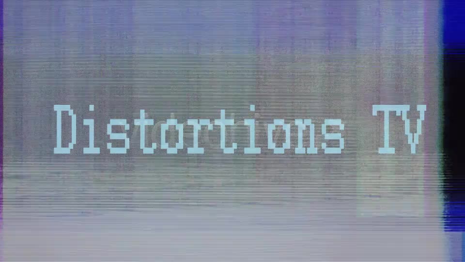 Distortions TV 3 Videohive 7332917 Motion Graphics Image 2