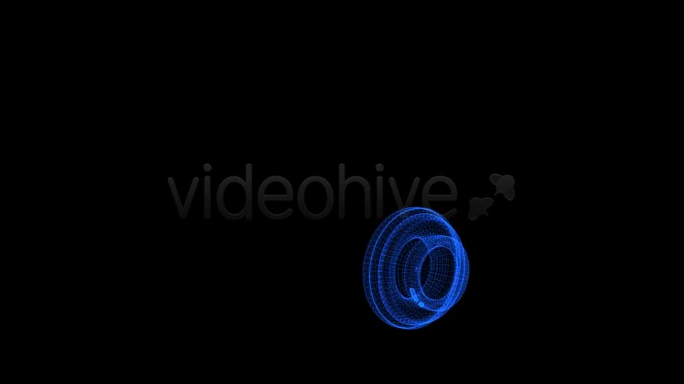 DJ Headphones 3D Wire Form & Spin Pack of 2 Videohive 7941304 Motion Graphics Image 1