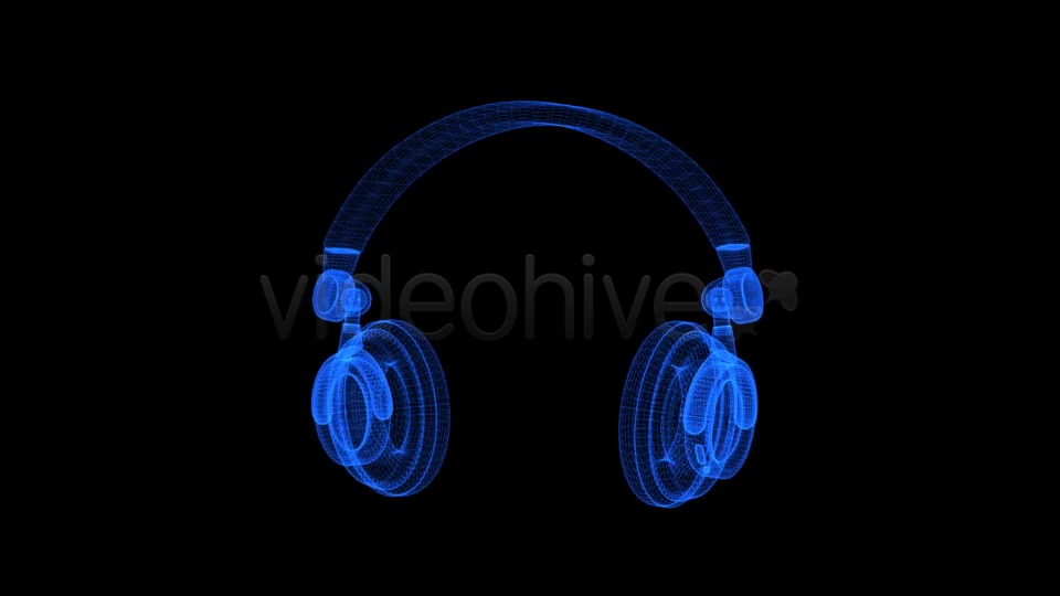 DJ Headphones 3D Wire Form & Spin Pack of 2 Videohive 7941304 Motion Graphics Image 8
