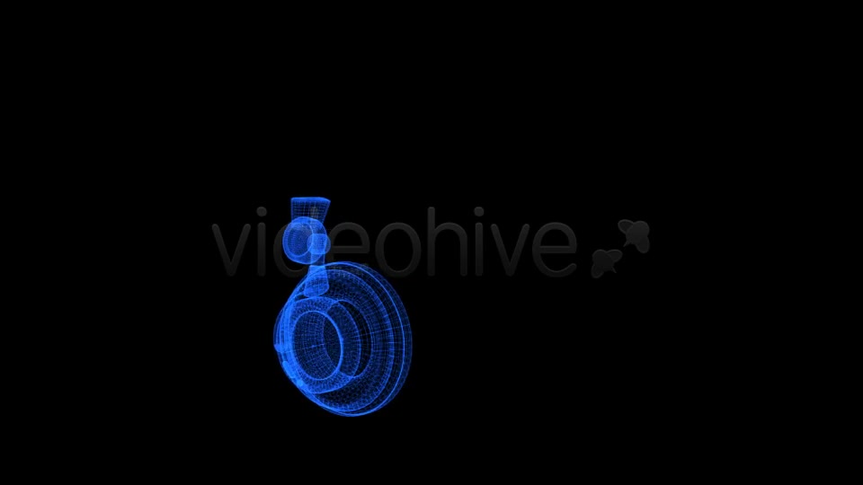 DJ Headphones 3D Wire Form & Spin Pack of 2 Videohive 7941304 Motion Graphics Image 9