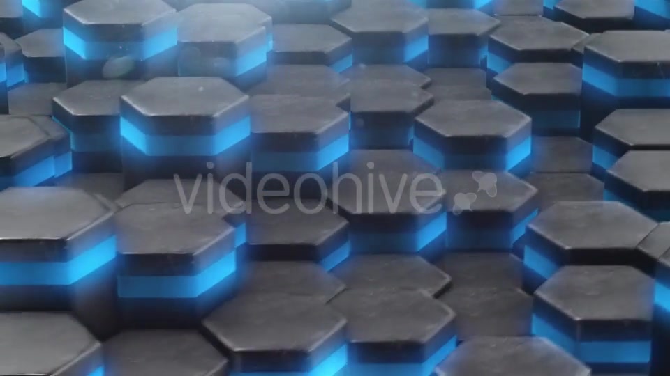 DJ Looped Background with Animated Neon Hexagon Videohive 19445602 Motion Graphics Image 3