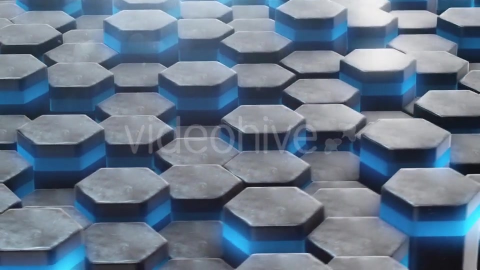 DJ Looped Background with Animated Neon Hexagon Videohive 19445602 Motion Graphics Image 7