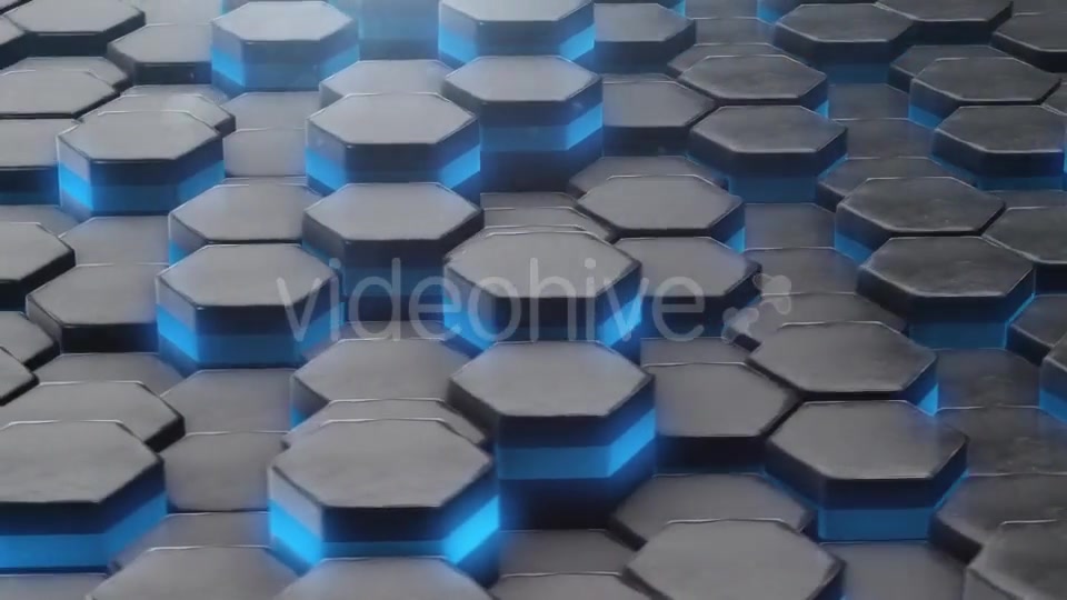 DJ Looped Background with Animated Neon Hexagon Videohive 19445602 Motion Graphics Image 9