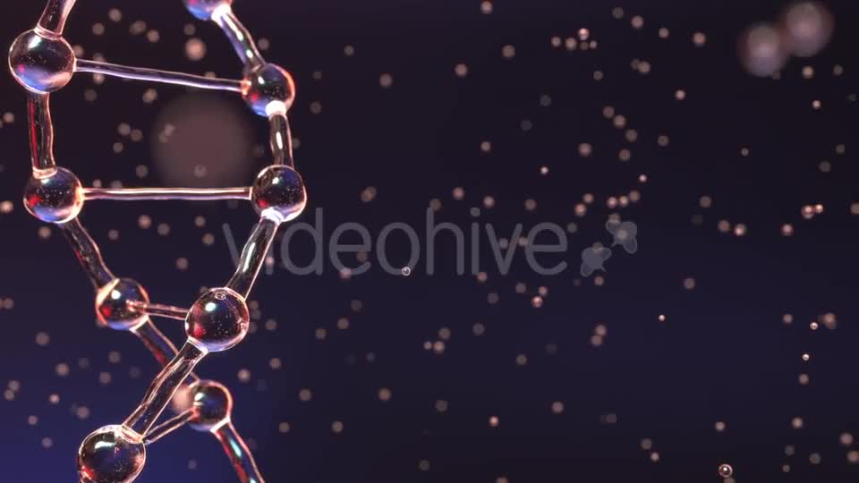 DNA Molecule and Floating Droplets Videohive 20370950 Motion Graphics Image 1