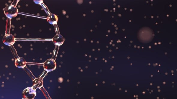 DNA Molecule and Floating Droplets - Videohive 20370950 Download