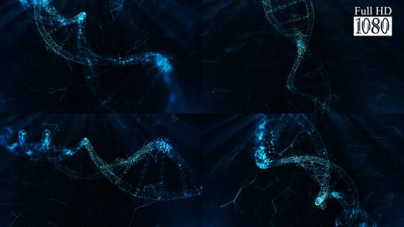DNA Particles - Download 25271899 Videohive