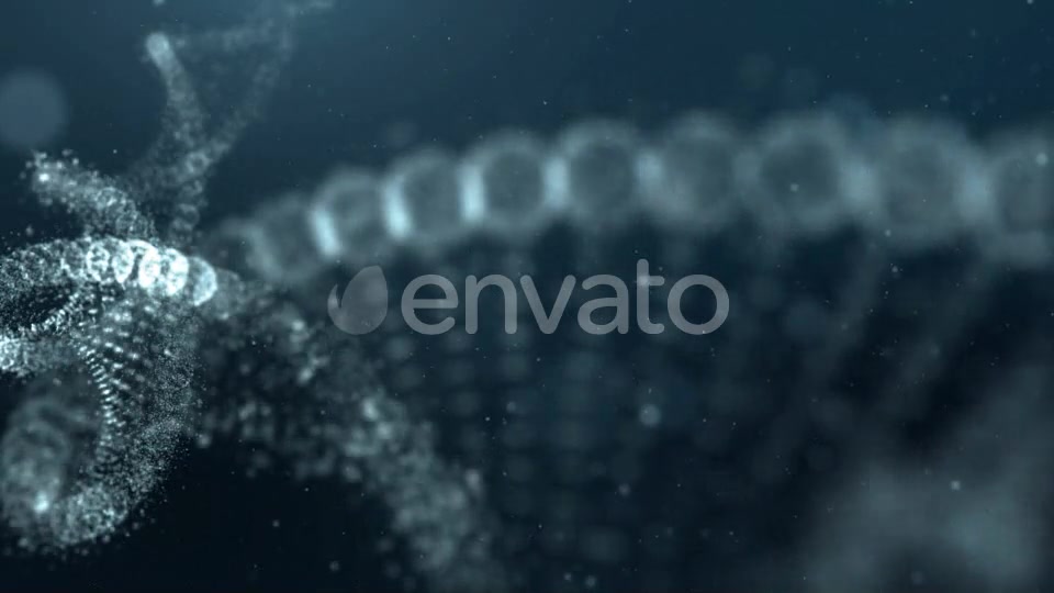 DNA Strand in Abstract Particles Cyber Space 02 Videohive 21962427 Motion Graphics Image 3