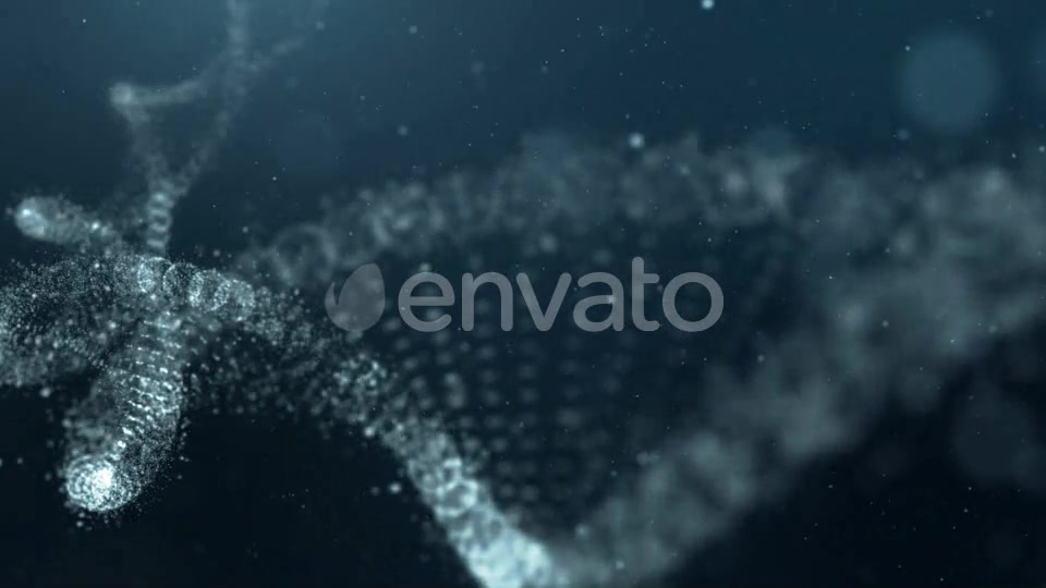 DNA Strand in Abstract Particles Cyber Space 02 Videohive 21962427 Motion Graphics Image 9