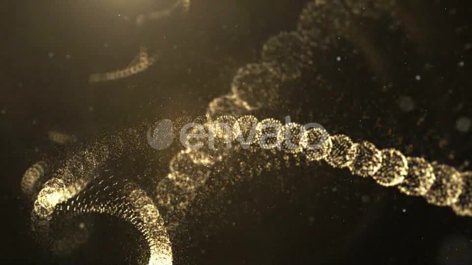 DNA Strand in Abstract Particles Cyber Space Videohive 21789438 Motion Graphics Image 1