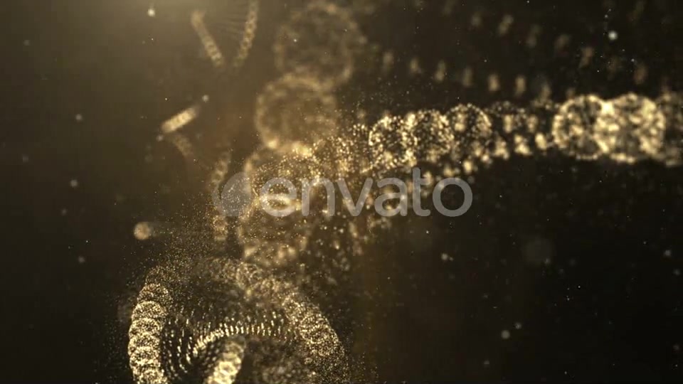 DNA Strand in Abstract Particles Cyber Space Videohive 21789438 Motion Graphics Image 4