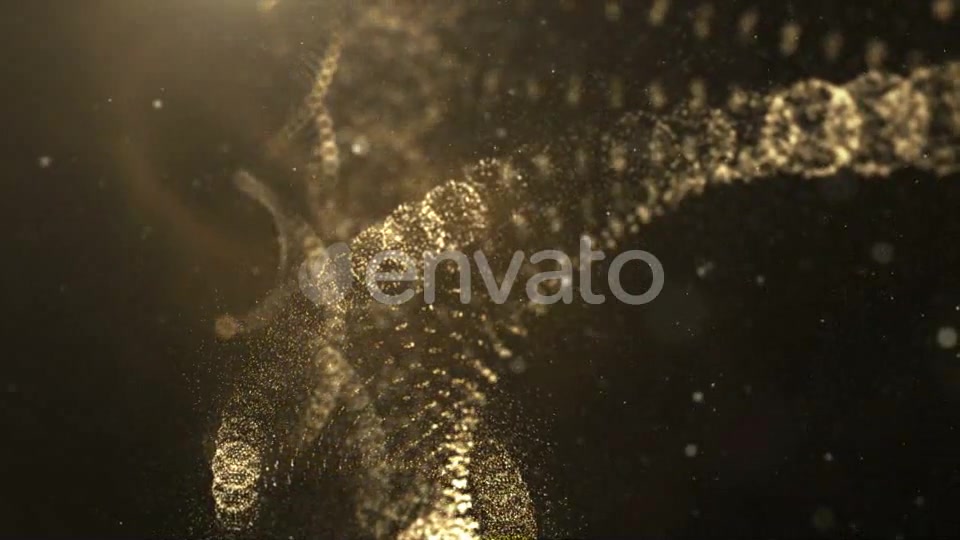 DNA Strand in Abstract Particles Cyber Space Videohive 21789438 Motion Graphics Image 5