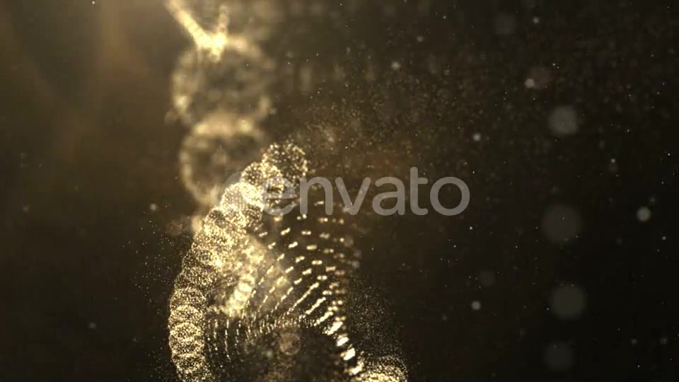 DNA Strand in Abstract Particles Cyber Space Videohive 21789438 Motion Graphics Image 6