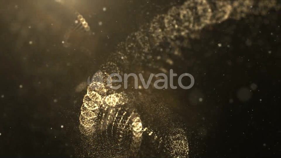 DNA Strand in Abstract Particles Cyber Space Videohive 21789438 Motion Graphics Image 8