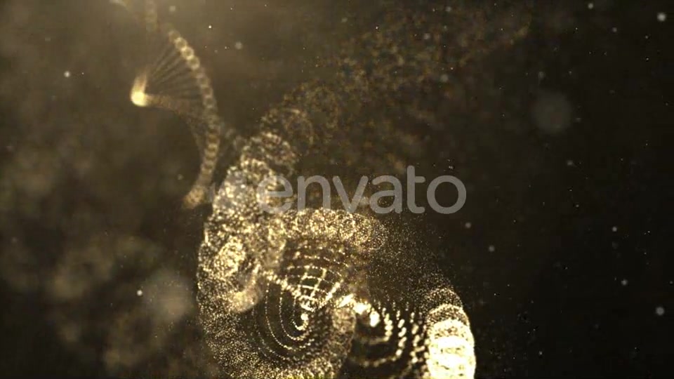 DNA Strand in Abstract Particles Cyber Space Videohive 21789438 Motion Graphics Image 9