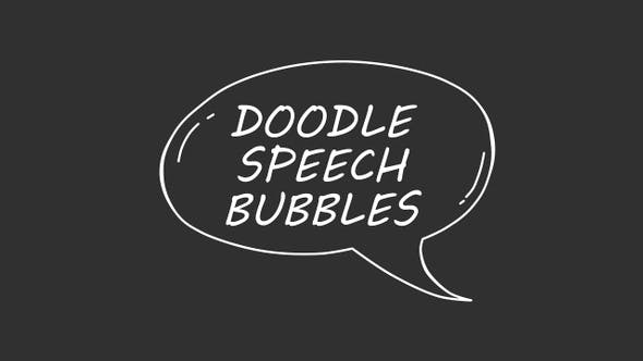Doodle Speech Bubbles - Videohive Download 23908947