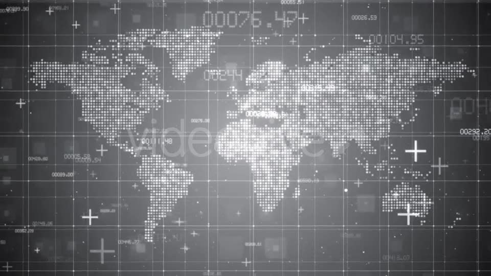 Dot Matrix World Technology Background Videohive 20944081 Motion Graphics Image 2