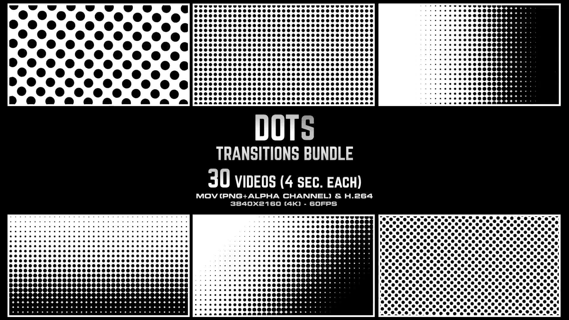 Dots Transitions Bundle 4K Videohive 24936159 Motion Graphics Image 9