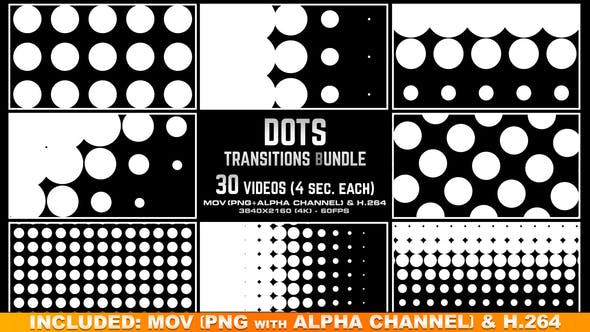 Dots Transitions Bundle 4K - Videohive 24936159 Download