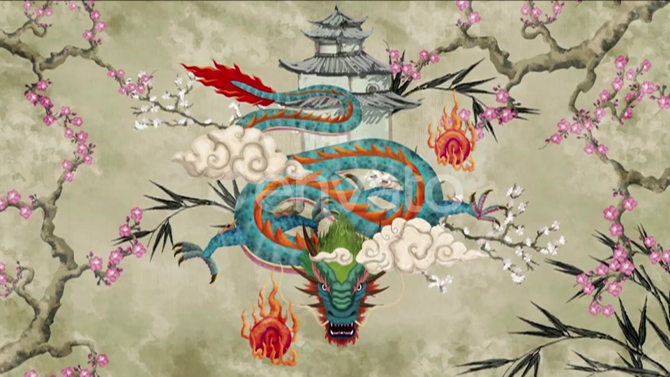 Dragon Art Painting Videohive 22767628 Motion Graphics Image 11