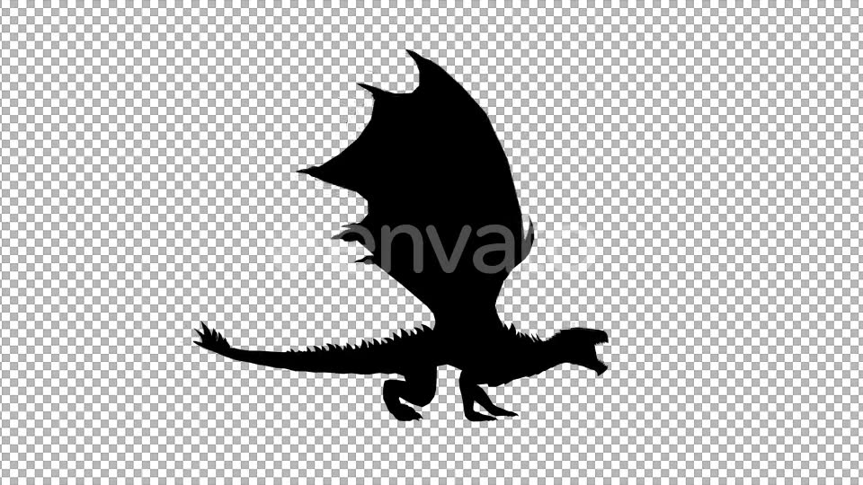Dragon Fire Silhouette Videohive 22087445 Motion Graphics Image 3