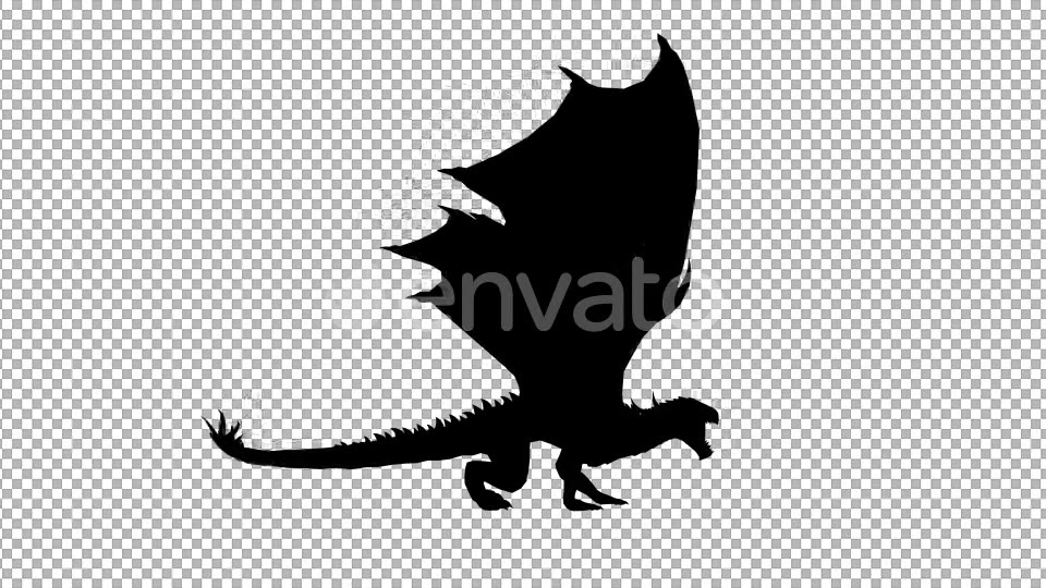 Dragon Fire Silhouette Videohive 22087445 Motion Graphics Image 4