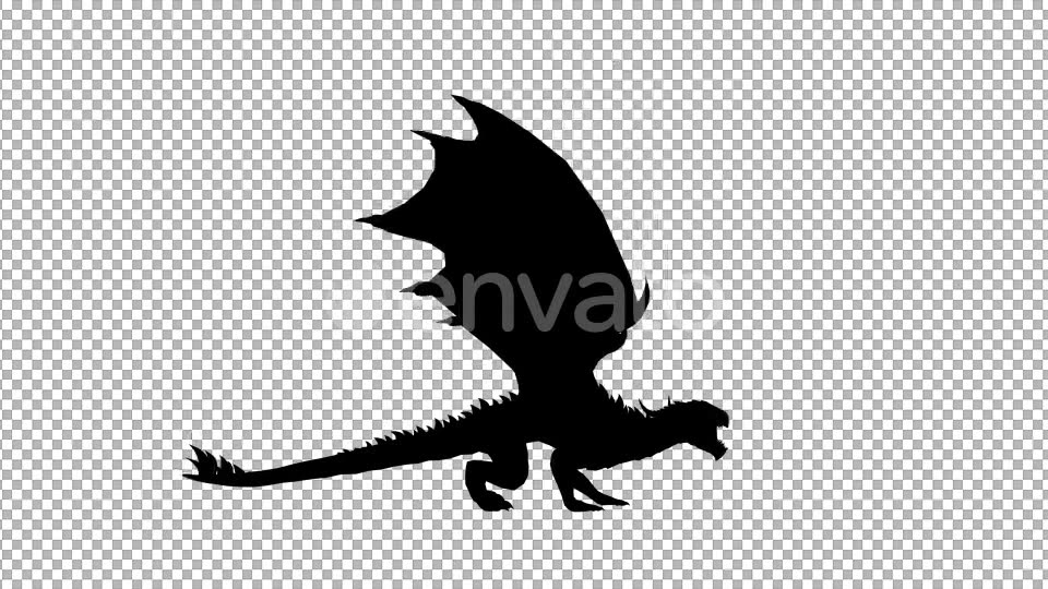 Dragon Fire Silhouette Videohive 22087445 Motion Graphics Image 5